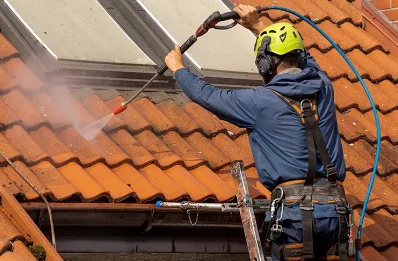 Démoussage et hydrofuge de toiture aux Menus